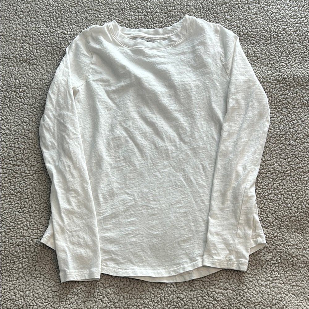 Madewell Whisper Cotton Rib-Crewneck Top - Size XXS